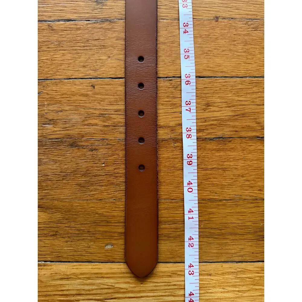 BANANA REPUBLIC Dark Tan Leather Belt Womens sz M